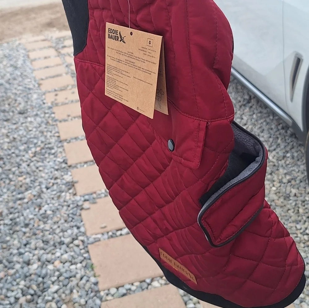 Eddie Bauer Pet Graham Point Hunter's Jacket Large NWT